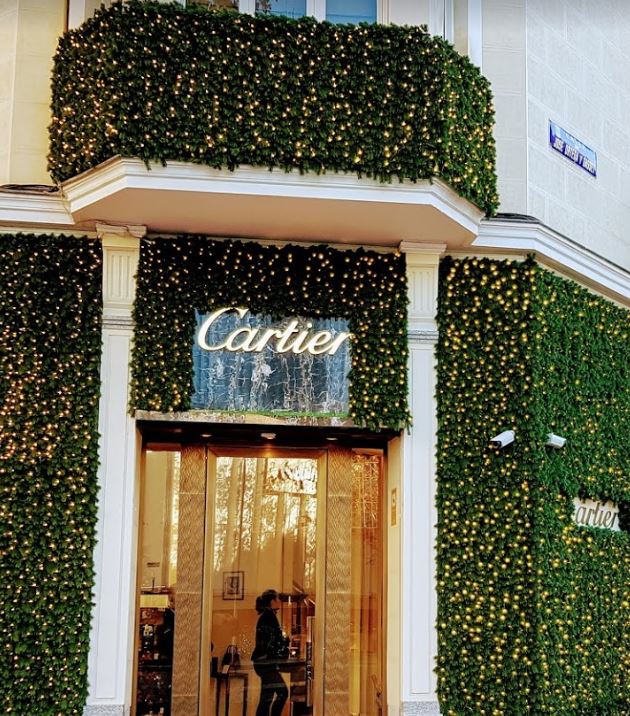 Boutique Cartier el barrio de Salamanca en Madrid en Calle Serrano